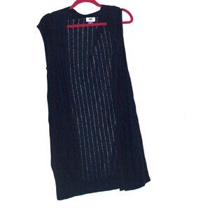 Old Navy Ladies Blue Sleeveless  Cardigan Size SP